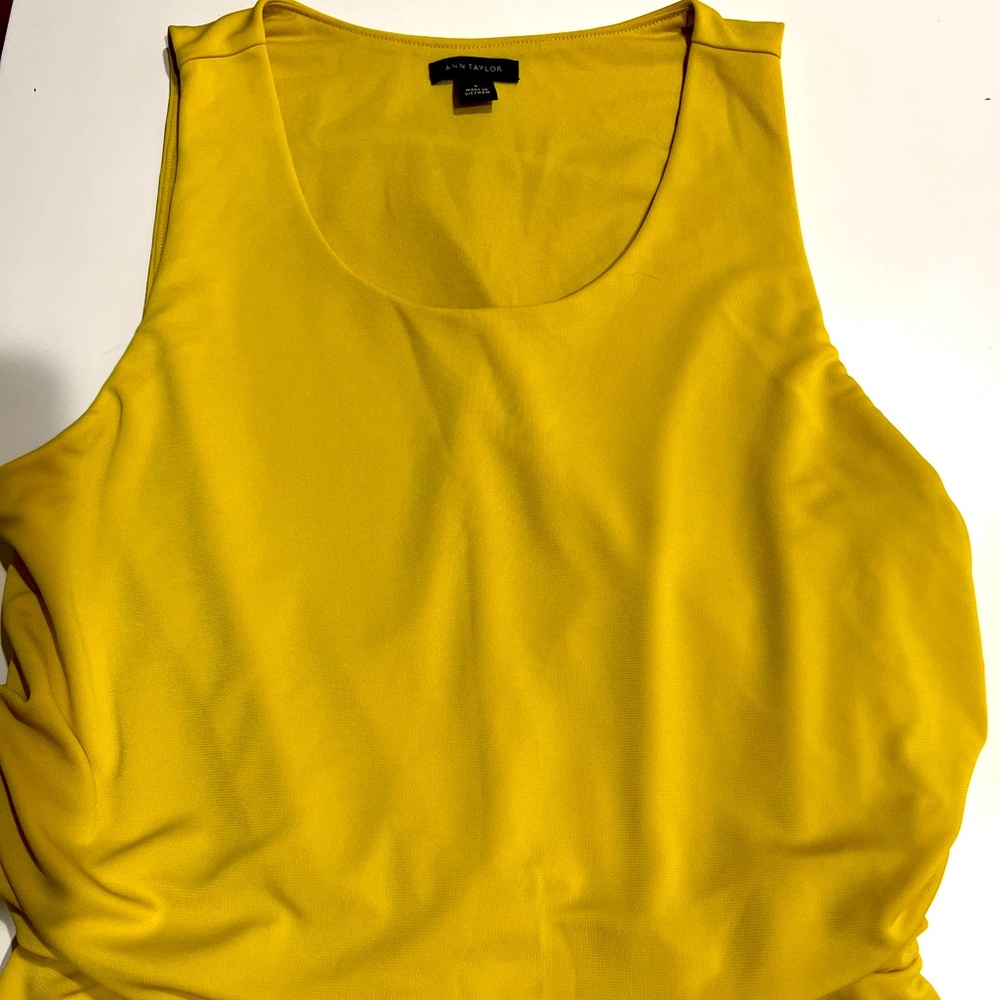 Yellow summer dress size small Ann Taylor